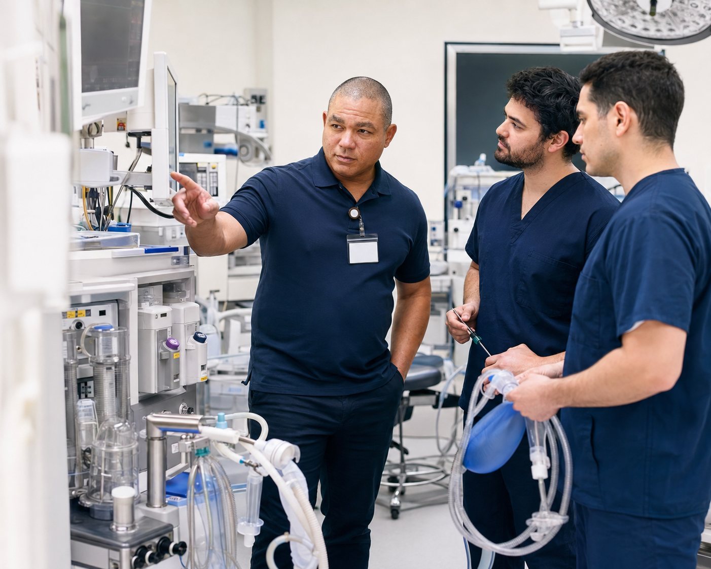 BiomedRx healthcare technology management team delivering inside page